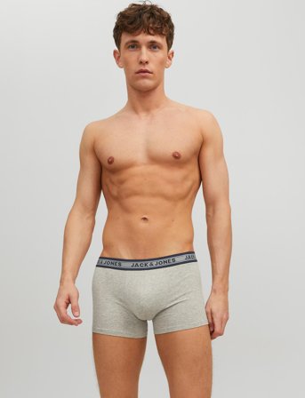 Jack & Jones Jacoliver Trunks 5 Pack Noos - Grey - L