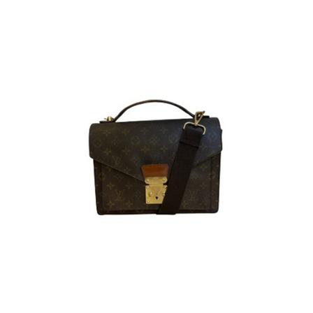 Louis Vuitton Vintage Pre-Owned Canvas Monceau , Bruin , Dames , Maat: ONE Size Vintage Tassen