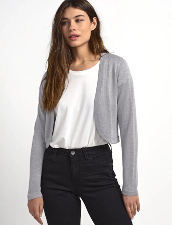 Kaffe Kaankra Bolero - Grey - XL