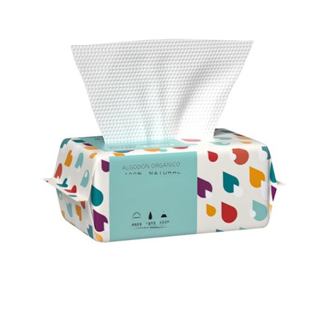 2 pakker med 70 stk (totalt 140 stk) ansiktskluter i ren bomull, myke gjenbrukbare sminkefjernerkluter