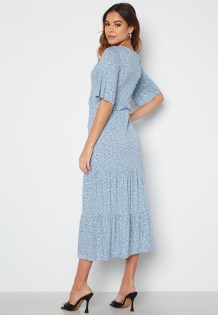 Happy Holly Flounce Jersey Dress Klær