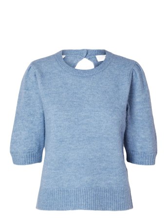 Selected | Slflulu Ss Open Back Knit O-Neck Noos | XS