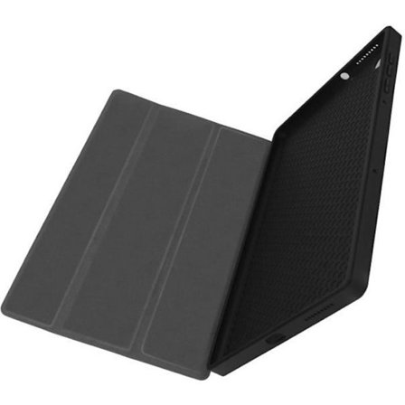 Etui - Lenovo - Tab M10 HD Gen 2 - Ekoklädsel - Videostöd - Tunn design Svart