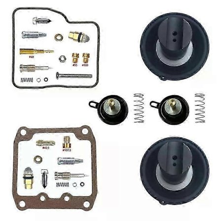 1992-09 Suzuki Intruder VS800/VS800GL Forgasser Reparasjonssett inkludert Plunger Membran Erstatning