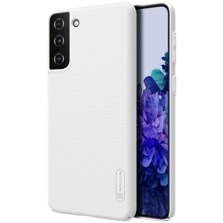 Samsung Galaxy S21 Plus - Nillkin Shield Frostat Skal - Vit White Vit