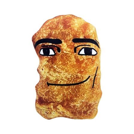 Kyllingnugget Meme Plysjleker Morsom Stor Blok Plysjpute Søte Nugget Fylte