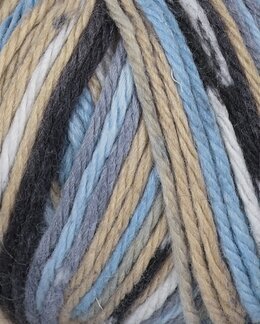 Garn Viking Raggen Hellgrau/blau mix - Viking of Norway