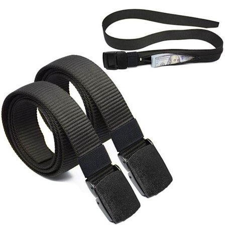 Bælte med skjult lomme, 2-pak