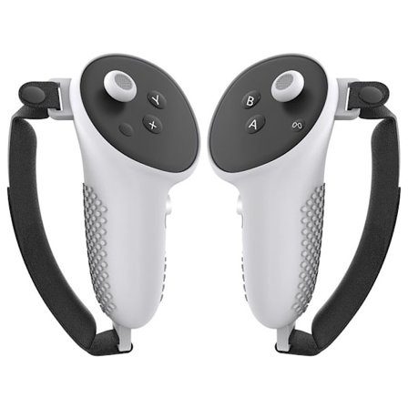 Meta Quest 3 Control Protection Silikonetui med håndstrop - Hvid
