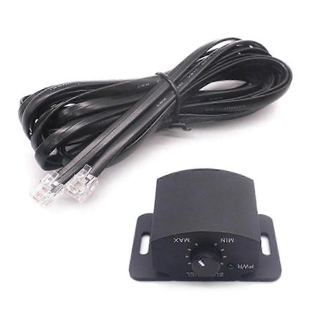 Förstärkarbyte Basratt Kontroll Fjärrkontroll 6-stifts Subwoofer Fjärrkontroll Volymjustering Kontrollratt