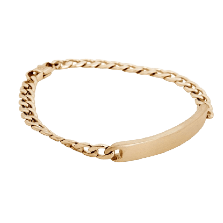by BILLGREN Samuel Steel Bracelet Accessoarer Herr Guld 19 cm