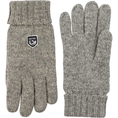 Hestra Basic Wool Glove everyday gloves Grey 6