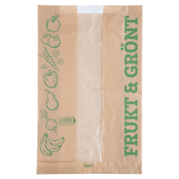 Fruktpose med vindu 10L 200/15