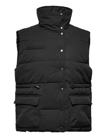 Mschpavinaria Waistcoat Vests Padded Vests Sort MOSS COPENHAGEN