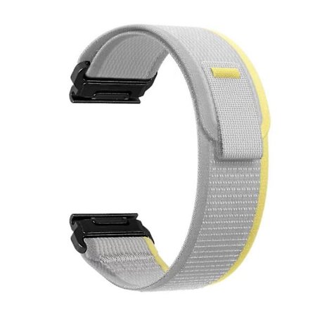 För Garmin Tactix 7 Pro/Fenix 7X/Fenix 6X Pro 26mm Nylon Watch Band Trail Loop handledsrem