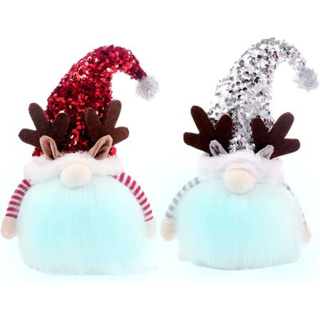 Christmas Led Luminous Med Musikdekorationer, 2st Move Disco