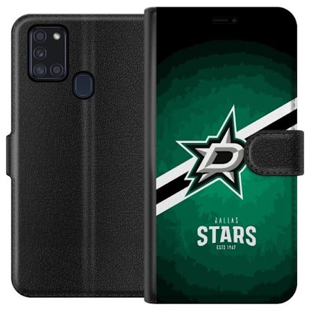 Yhteensopiva Lompakkokotelo Samsung Galaxy A21s Dallas Stars (NHL)