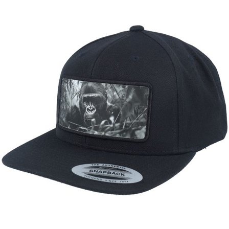 Calza Pennello - Svart snapback Keps - Gorilla Big Patch Black Snapback @ Hatstore