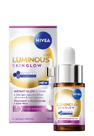NIVEA Serum Luminous630 Skin Glow Instant 15 ml & specialbehandling Dam