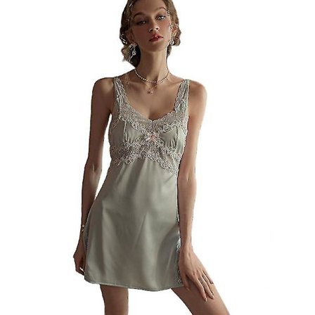 Sexy Pyjamas Spets Sling Kjole Pyjamas Hjemmekjole