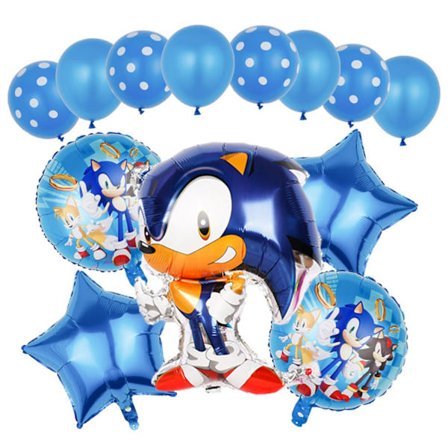 Sonic The Hedgehog Balloner, Festballoner til Børn - Perfekt