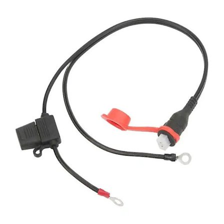 Batteri Vattentät Säkrad Anslutningskabel 1/4in / M6 Ringar Ersättning För Optimate 2 3 För Tm Stil Abs + Metall