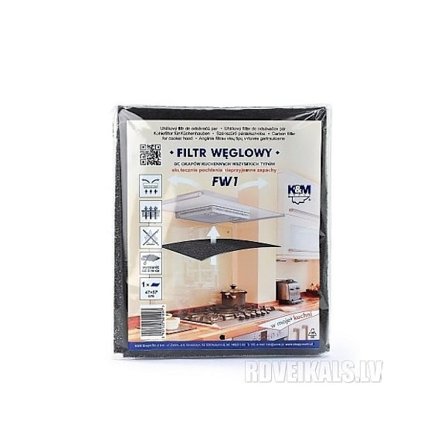 Kitchen hood accessory Ogles filtrs KM-FW1, K&M