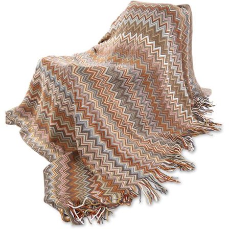 Stickad filt för soffa, fiskbensmönstrad överkast, supermjuk filt, 130x170cm