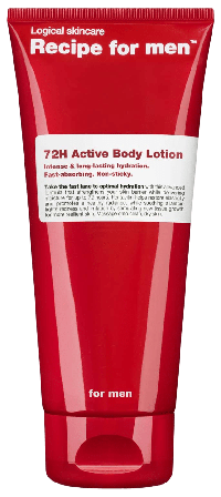 Recipe For Men 72H Active Body Lotion Kropp Herr 200 ML