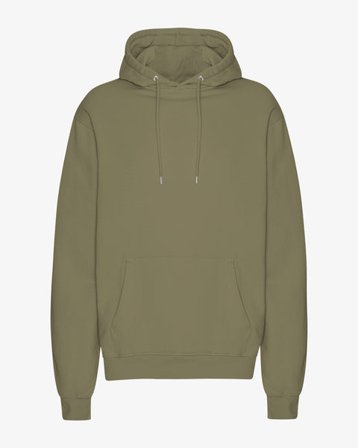 Classic Organic Hood - Dusty Olive - Male - S