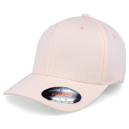 Flexfit - Rosa flexfit Caps - Pastel Melange Whisper Pink Flexfit @ Hatstore