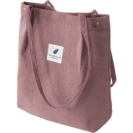 Stor Skuldertaske i Fløjl til Kvinder, Ultralet og Rummelig til Daglig Brug og Rejser