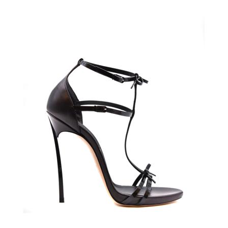 Casadei Sandaler Sort, Dame Sandaler med hæl, Størrelse: 39 EU