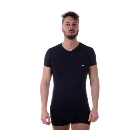 Emporio Armani, T-Shirts Blauw, Heren, Maat:L