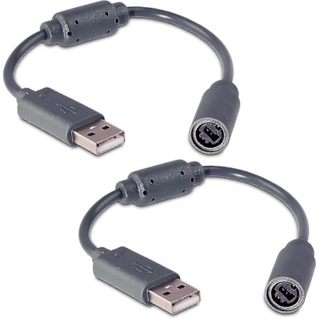 2-pak Trådløs Controller USB Afbrydelseskabel til Microsoft XBOX360 Guitar Hero db