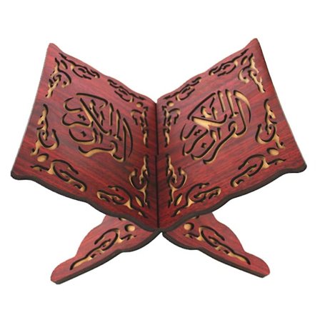 Koraanin teline, puinen kirjahylly, Koraanin pidike, Islamilainen kodin sisustus (FMY)