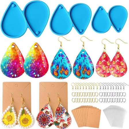 forme harpiks smykker forme harpiks øreringe form