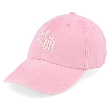 Abducted - Růžový unconstructed Kšiltovka - Spf Is My Bff Washed Pink Dad Cap @ Hatstore