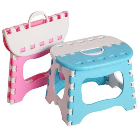 2 stk. Stor tykk bærbar plast sammenleggbar krakk utendørs fiskestang liten benk foret krakk