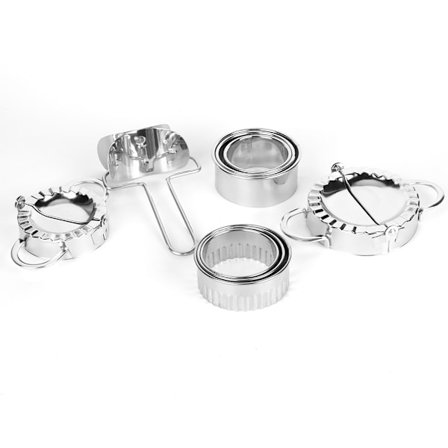 304 Rostfritt stål Manuell Dumplings Maker Form Bakverk Inpackningsset Kök Matlagningsverktyg