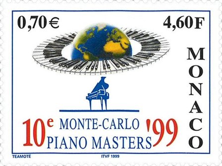 Monaco - Piano Masters - Postfrisk frimærke