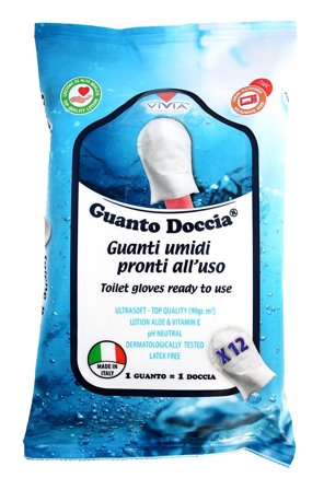 Vivia Guanti Umidi Corpo Senza Risciacquo 12 Pezzi