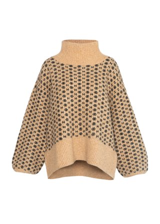 Hést Logo Sweater Dame - Beige