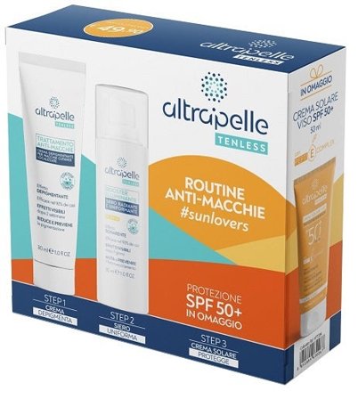 Altrapelle Tenless Crema 30ml + Siero 30ml + Crema Solare 50 ml