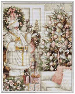 Broderikit Billede Nissen dekorerer - Luca-S