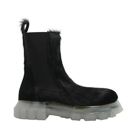 Rick Owens Beatle Bozo Cheslea Laarzen , Zwart , Heren , Maat: 42 EU Laarzen