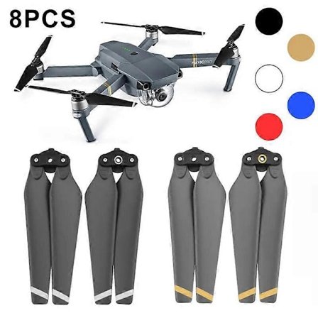 8 stk. propeller til DJI Mavic Pro drone, hurtigudløser, foldbar vinge 8330, reservedele, udskiftningstilbehør, vingefans CW CCW fjernbetjening