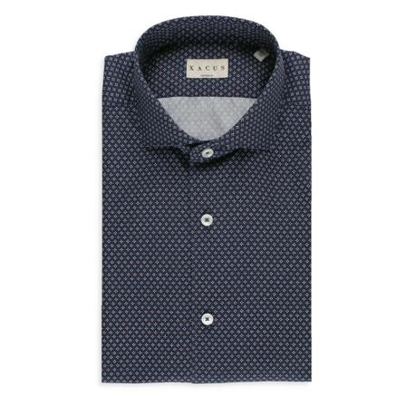 Xacus, Casual Shirts Blauw, Heren, Maat:L