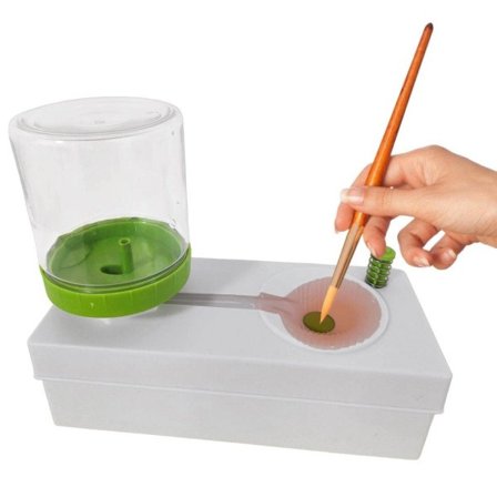 Digital olie maling pensel renser hurtig vand skift maling pensel maskine frisk vand renser børster