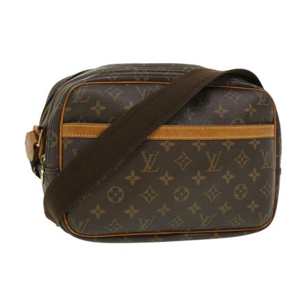 Louis Vuitton Vintage, Pre-owned Reporter PM Monogram Crossbody bag Bruin, Dames, Maat:ONE Size,Canvas